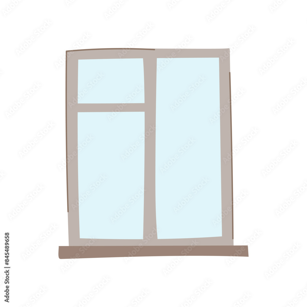 Poster light window frame cartoon. plate showcase, texture mockup, gloss rectangle light window frame sign.