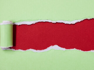 torn paper with space for text. torn paper background, top view.