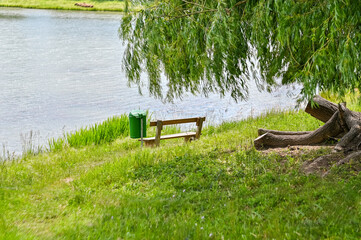 Natur See Baum Enspannung