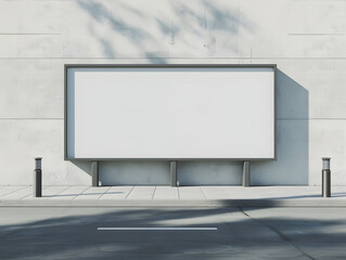 Blank billboard mockup