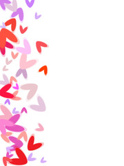 Symbol of love. Copy space.