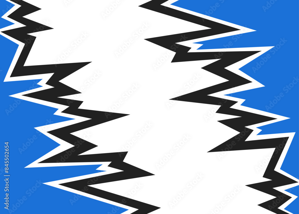 Poster abstract background with reflective jagged spike pattern and with some copy space area