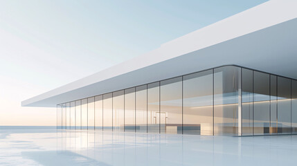 Urban building complex future technology business finance concept PPT background