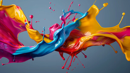 Paint splash. Abstract background