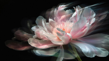 Colorful flower graphic poster PPT background, abstract flower computer wallpaper background