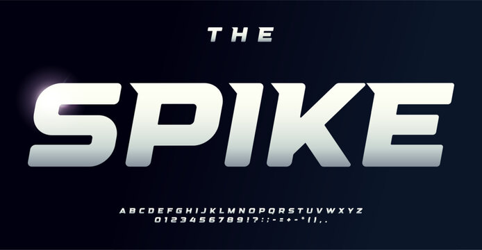 Dynamic automotive alphabet, edgy sans serif letters, modern race font for sharp energetic logos, bold headline, sleek typography, cutting-edge typographic design. Vector typeset.