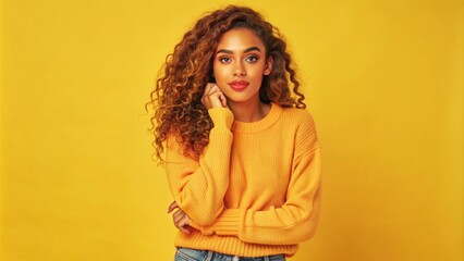 a young woman in casual attire
