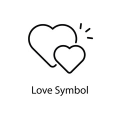Love Symbol vector icon
