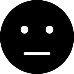 Sad Emoticon Icon, Realistic Emoji faces, Emojis flat style. face neutral blame, tears, happy smiley faces reactions, isolated in transparent background for emoticon characters design collection.