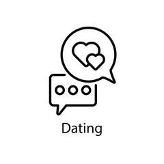 Dating vector icon