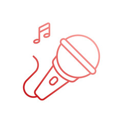 Karaoke vector icon