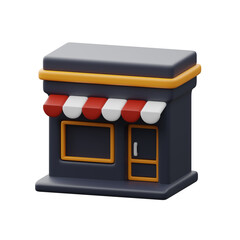Store 3d illustration