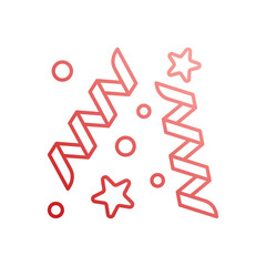 Confetti vector icon