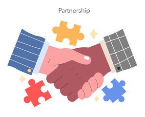 Partnership concept Vector illustration