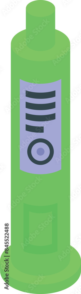 Aufkleber green and purple electronic cigarette mod with clearomizer, vaping device with digital display