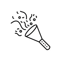 Party Trumpets vector icon