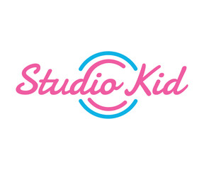 Photography logo icon design template elements. Children's photography logo design. Usable for Branding and Business Logos.
