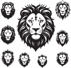 lion head illustration