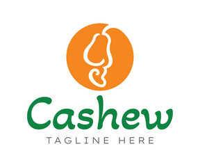 Cashew logo icon design template elements. Usable for Branding and Business Logos.
