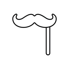 Moustache vector icon