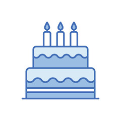 Cake vector icon