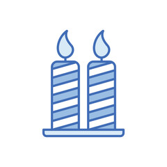 Candle vector icon