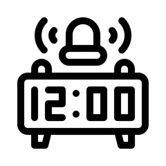 alarm line icon