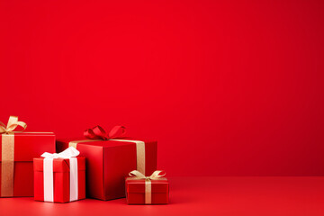 Holiday Celebration Event Gift box 3d rendering of Shopping festival Valentine's Day elements