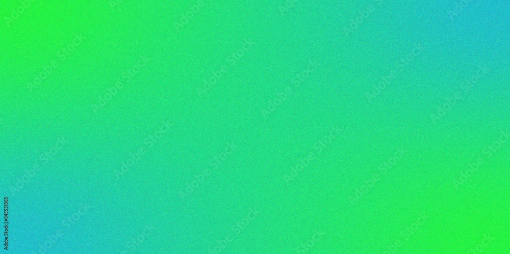 Poster Teal Green grainy gradient noise texture effect. Metallic rough and noise foil texture polished glossy background. Modern dark minimalist noise Grungy rough gradient. 