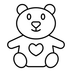 Obraz premium teddy bear icon
