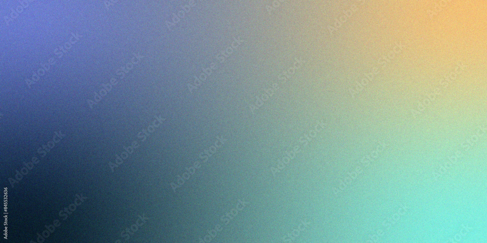 Aufkleber ocean blue dark color glowing gradient. dark green glowing backdrop noise ombre effect. gradient bac