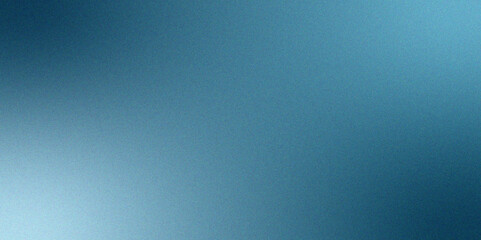 Blue blurred grainy & noise gradient texture. Dark Blue foil gradient with ombre effect. Grainy glowing blue light on dark backdrop. Textured with rough grain, noise, and bright spots. 