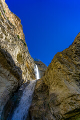 Laza Falls and Cave National Park, located at the foot of the Shahdag Mountains in Qusar region of Azerbaijan Republic.
