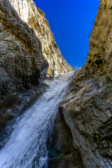 Laza Falls and Cave National Park, located at the foot of the Shahdag Mountains in Qusar region of Azerbaijan Republic.