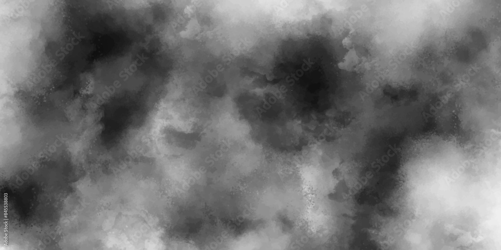 Poster fresh and clean sky with white clouds. smoke cloudy blurred dreamy atmosphere. beautiful stylist mod