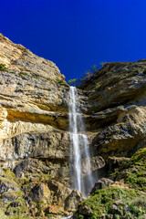 Laza Falls and Cave National Park, located at the foot of the Shahdag Mountains in Qusar region of Azerbaijan Republic.