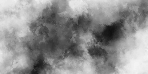 Fresh and clean Sky with white clouds. Smoke cloudy blurred dreamy atmosphere. Beautiful stylist modern White with smoke. Painting with cloudy distressed texture.