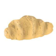 French croissant bread