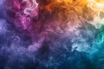 colorful fumes background