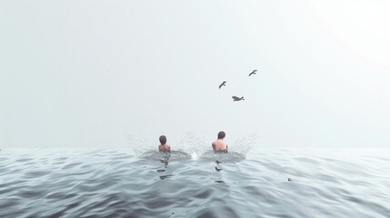 A pair of water wings