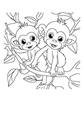 Animal outline with white background 