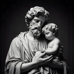 St.Joseph and little Jesus