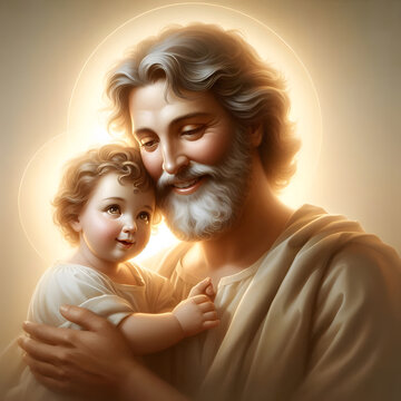 St.Joseph and little Jesus