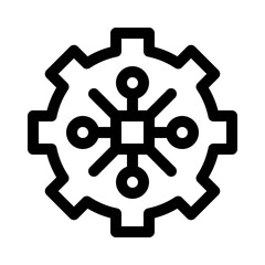 technology line icon