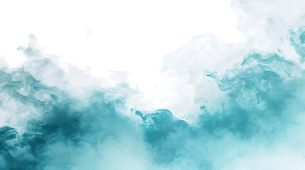 Turquoise Misty Abstract Gradient