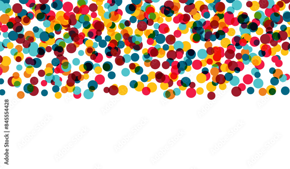 Poster abstract colorful dots pattern background