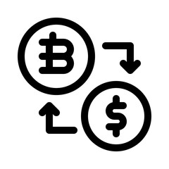 exchange line icon