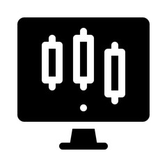 graph glyph icon