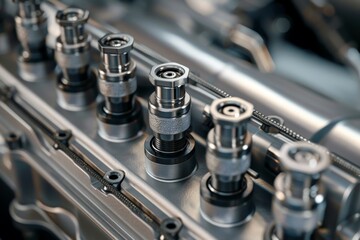Detailed View of Car Fuel Injectors Highlighting Importance for Optimal Engine Performance