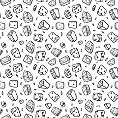 seamless doodle pattern